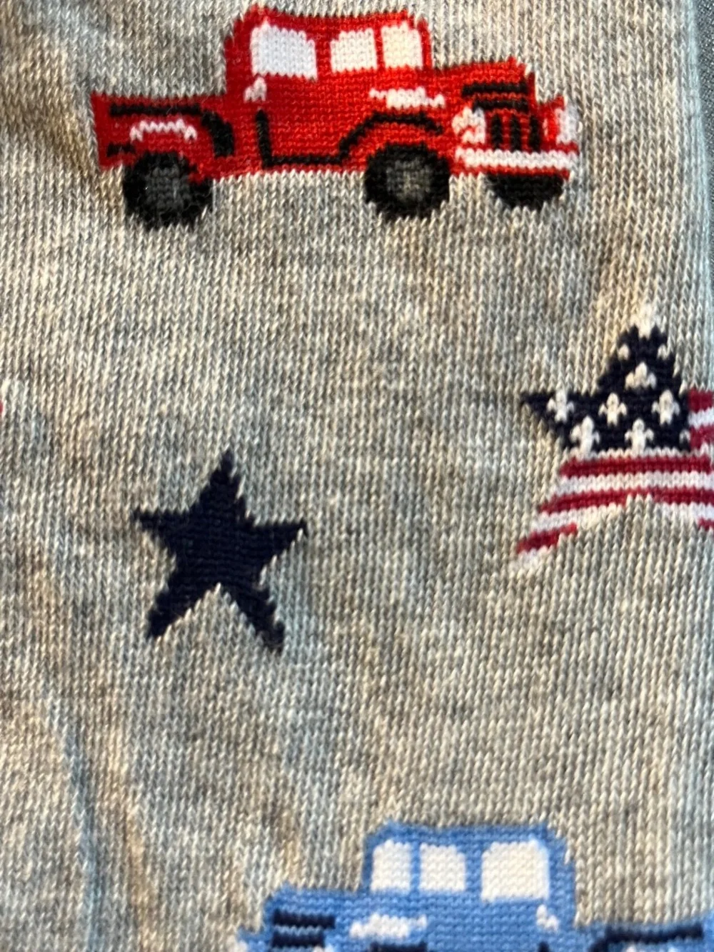 Daniel Cremieux Stars, Stripes and Pickup Trucks Socks Sz 6 to 12.5 NWT
